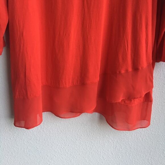 Vince Camuto 3/4 Sleeve Blouse Medium - Picture 2 of 4